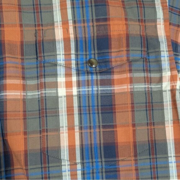 Panhandle Slim Plaid Pearl Snap Shirt Mens Small Western Cowboy 100% Cotton - Picture 8 of 9